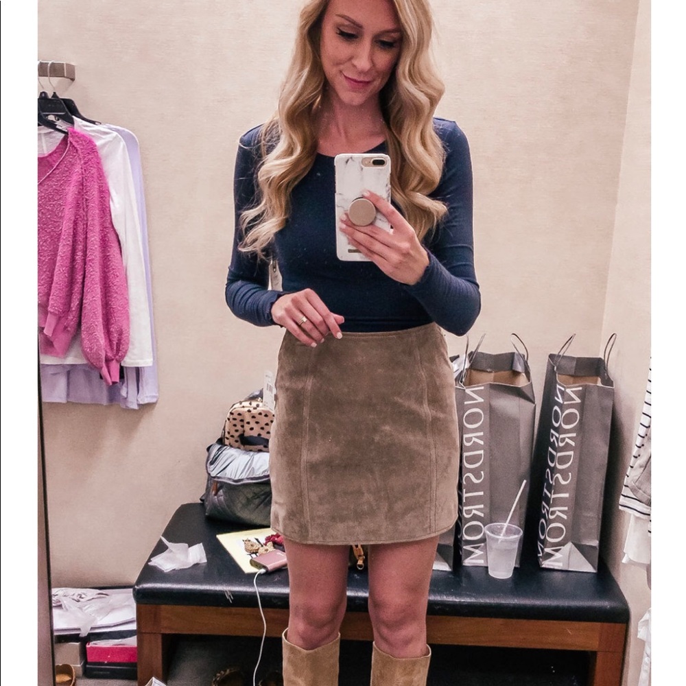 BlankNYC Suede Skirt